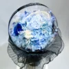 晶透永生乾燥花球永生淺藍