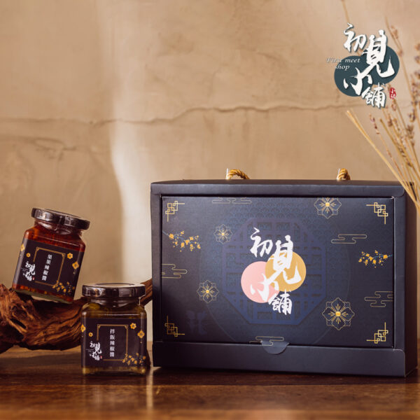 2p果果.jpg 【初見小舖】雙喜禮盒 (果果辣椒醬180ml+拌飯辣椒醬180ml) 免運費