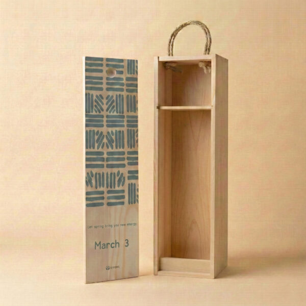 【GIVERS】生日客製木盒禮盒｜1-12 月月份專屬訂製（花樣款 / 藍繪款）
