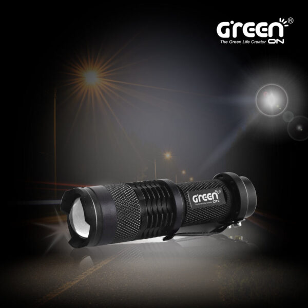 27739e87b578efff96e50e66410aeddb.jpg 【GREENON】迷你強光變焦手電筒(GSL-80) 筆夾式手電筒
