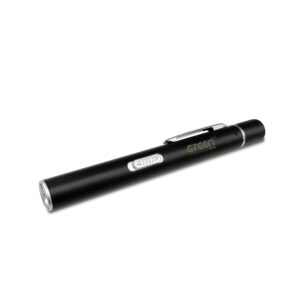 a25274fe93225d52c1d5c50c6f6eb697.jpg 【GREENON】LED雙光源筆燈 筆夾式手電筒 白黃雙光源 USB充電 贈收納盒