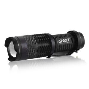 【GREENON】迷你強光變焦手電筒(GSL-80) 筆夾式手電筒